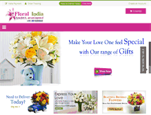 Tablet Screenshot of floralindia.com